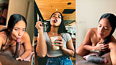 La zorra de Nysdel Graba Con Su Celular mamando guebo