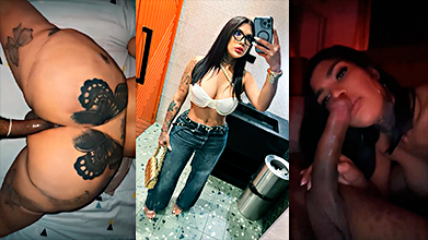 La Mami Gold singando en cuatro con un negro de gran guebo