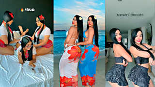 Las hermanas Gemelas Abello en un rico trio de zorras muy intenso