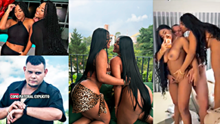 Porno de las gemelas Estrada y Urías Lobo en trio intenso