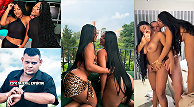 Porno de las gemelas Estrada y Urías Lobo en trio intenso