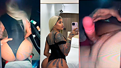 Mami Kim singando muy intensamente hasta sacar leche