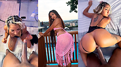 El chico se lo mete muy duro y ella luego se toma la leche