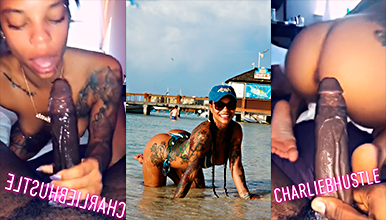 Brittany Robinson singando duro con su negro de gran guebo