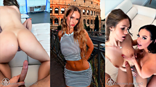 Las putas intensas de Angela White y Sky Bri en un delicioso trio