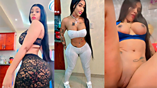 La abusadora de Bani y su lindo toto rosa muy comestible