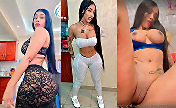 La abusadora de Bani y su lindo toto rosa muy comestible