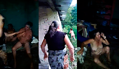 Una mujer le da tremenda paliza a la amante de su marido que lo encuentra singando