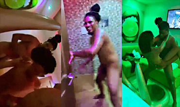 3 dominicanos singando fuerte a una flaca muy intensa