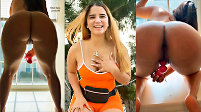 Dominicana Caomi se abre en 4 con un intenso vibrador en el toto