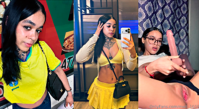 Dominicana Melisa Taveras Y Su Totico Rosadito Masturbándose