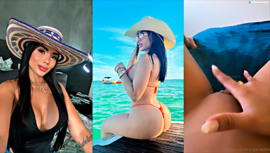 Karina Garcia Gritando Esa Leche bien Rico, Luego De Una Paja